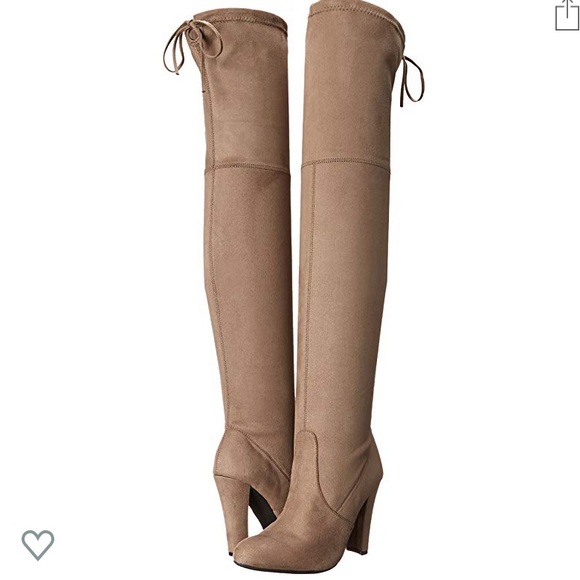 Steve Madden Shoes - NIB Steve Madden Gorgeous Knee High Taupe Boots